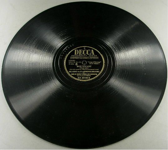 Rare 1945 Song Of Norway 78 RPM Edvard Grieg Operetta  