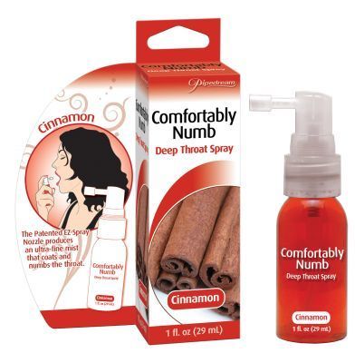 Comfortably Numb Deep Throat Mouth Oral Spray~ Cinnamon  