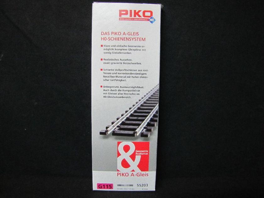 PIKO 55203 Gerade G115 (5 Stück) NEU&OVP HA 1262  