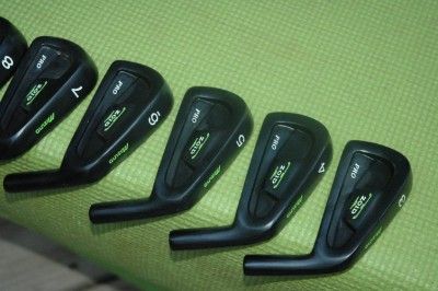 RARE MIZUNO FORGED T ZOID PRO 3 THRU PW (HEADS ONLY) SATIN BLACK OXIDE 