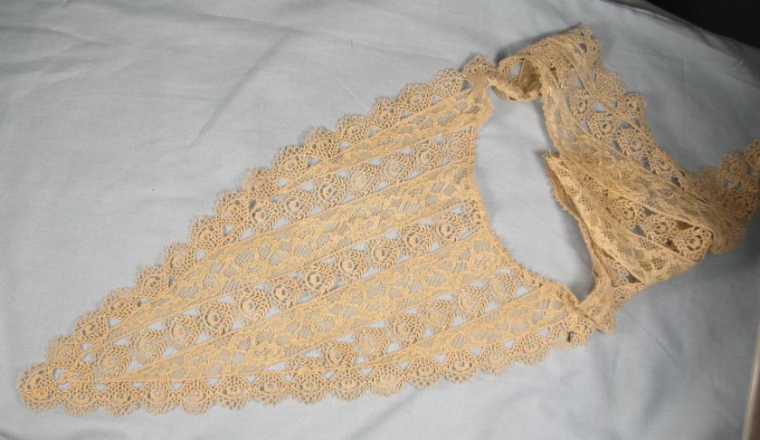 Antique Lace Edwardian Dress Collar Insert  