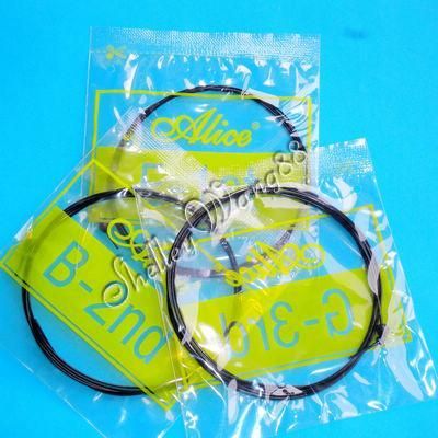 Ball End Folk Classical Guitar Strings Set Black Nylon  