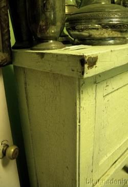 Old American COTTAGE Country Cupboard & Drop Leaf Desk  