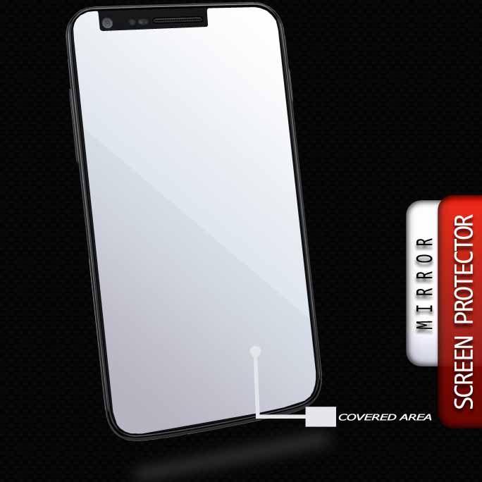 MIRROR Shiny Metallic LCD Screen Protector for Samsung Galaxy S II 