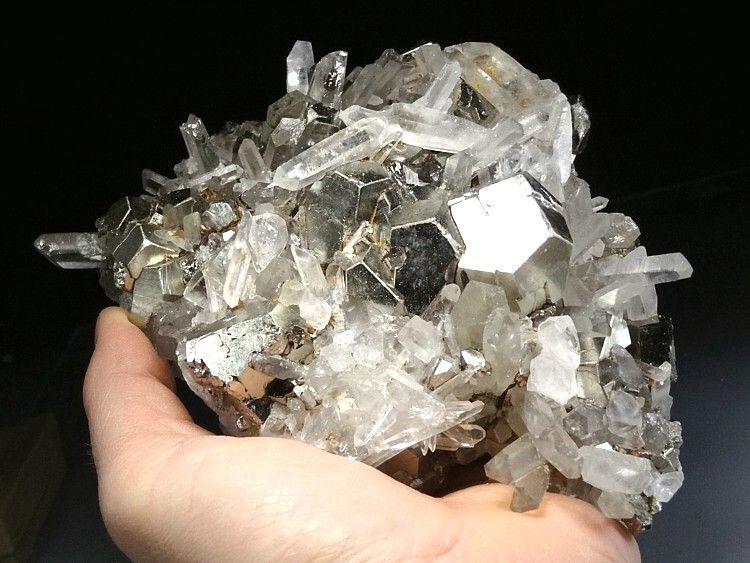 Big Spruce Claim Quartz & Pyrite Crystal Cluster  