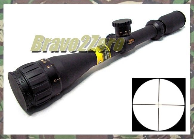 BSA Sweet 17 6 18x40 Duplex Crosshair AO Rifle Scope  