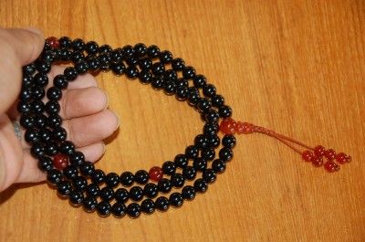 ONYX MALA 108 BEADS FOR MEDITATION  