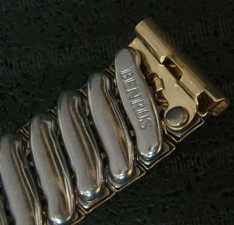 NOS 5/8 Benrus Gold gf 1950s Vintage Watch Band  