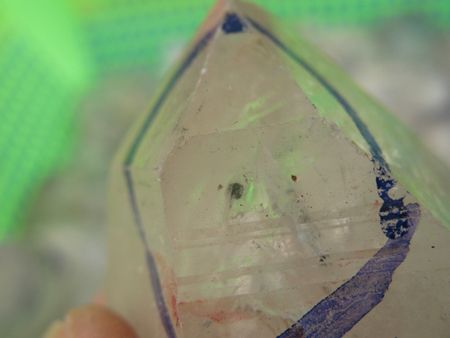 Enhydro Quartz Point,Enhydrite Crystal,Water Bubble many pcs  