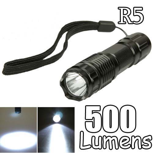   G10 CREE R5 6W 500LM Lumen Torch Flashlight 14500 or AA  