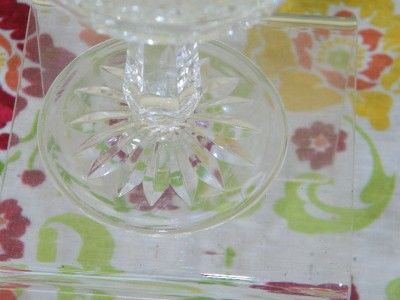 Galway ODonnell Sherbert Glass Cut Crystal Base 1463  