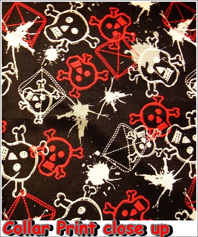 DIY CHAOS SKULLS SHIRT cyber goth visual kei emo jrock  