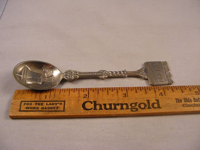 WE THE PEOPLE 1787 1987 U.S. CONSTITUTION SOUVENIR SPOON  