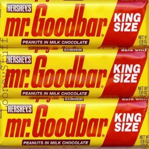 HERSHEY MR GOODBAR   KING SIZE   18 2.6oz (73g) Bars  