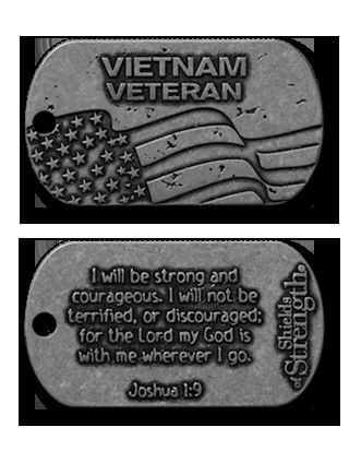Vietnam Veteran Dog Tag & Chain Josh 19  