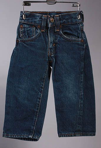 BOYS/TODDLERS VTG BIG E LEVI DENIM JEANS/PANTS sz 18x13  