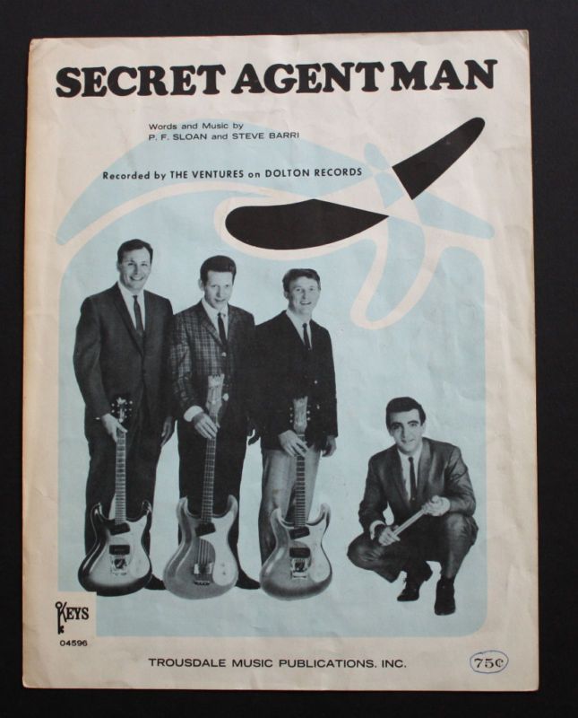 The Ventures Vintage Sheet Music 1960s  