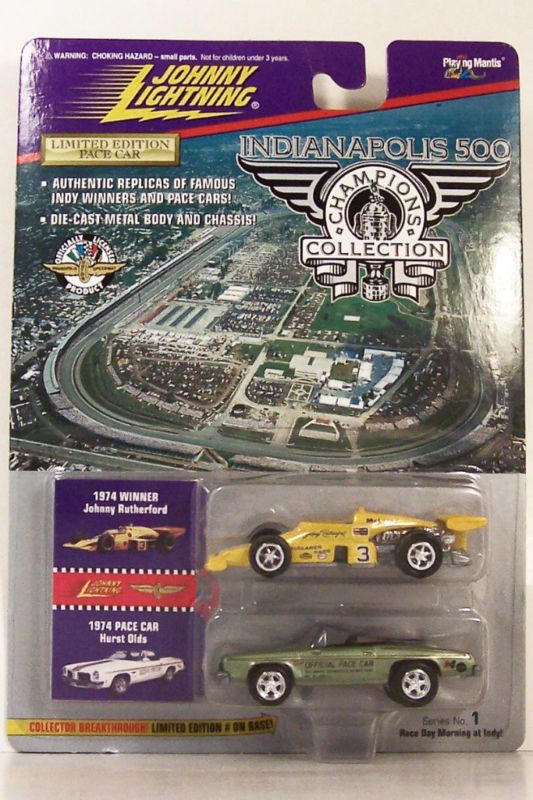 JL 1974 INDY 500 ~ HURST OLDS PACE CAR GREEN ~ RACE CAR  