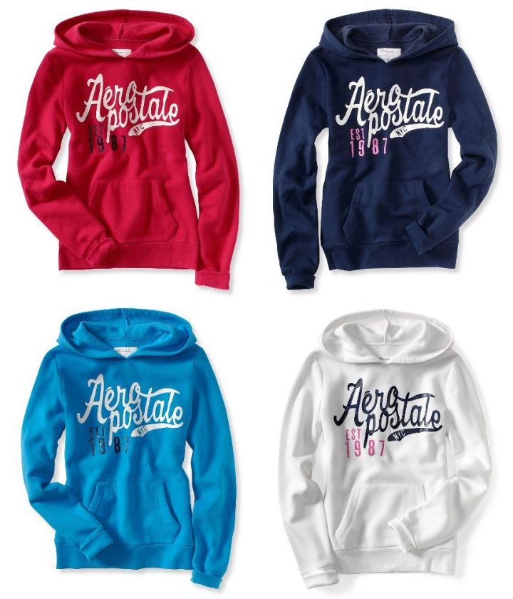 Aeropostale womens NYC est 1987 hoodie sweatshirt   Style 7373  