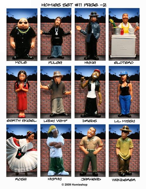 Homies Series 11 & 12   Complete Set of 48 Figures  