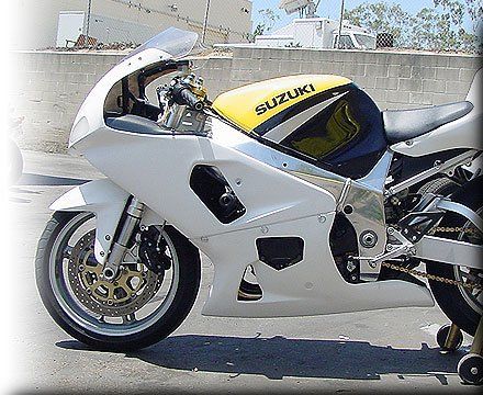 2000 03 GSX R 750 SUZUKI HOTBODIES RACE BODYWORK KIT  