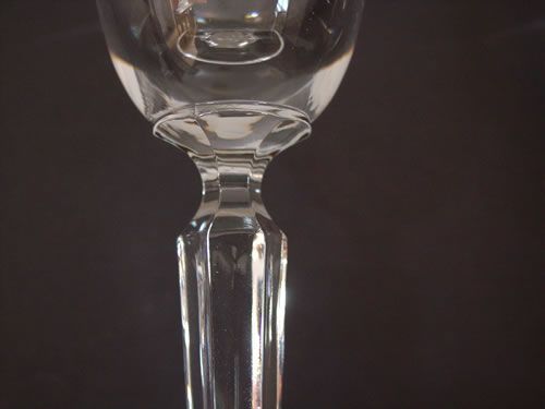 Pair Crystal Champagne Flutes Glasses Gold Trim  