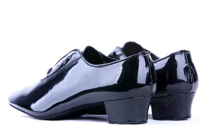 New Men Boys Black Leather Latin Ballroom Salsa Tango Dance Shoes 