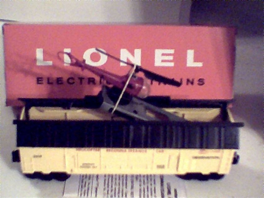 Lionel #3619 Reconnaissance Helicopter Car  