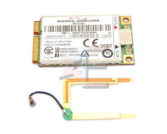   MC8780 Air Card 7.2Mbps 3G Mini PCI E Module +3G WWan antenna*1