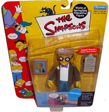 Simpsons Smithers Figure WOS MOC Series 2 RARE Toy  