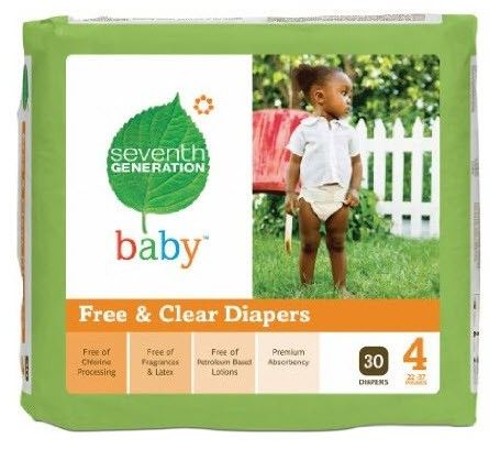 Seventh Generation Free and Clear Baby Diapers  