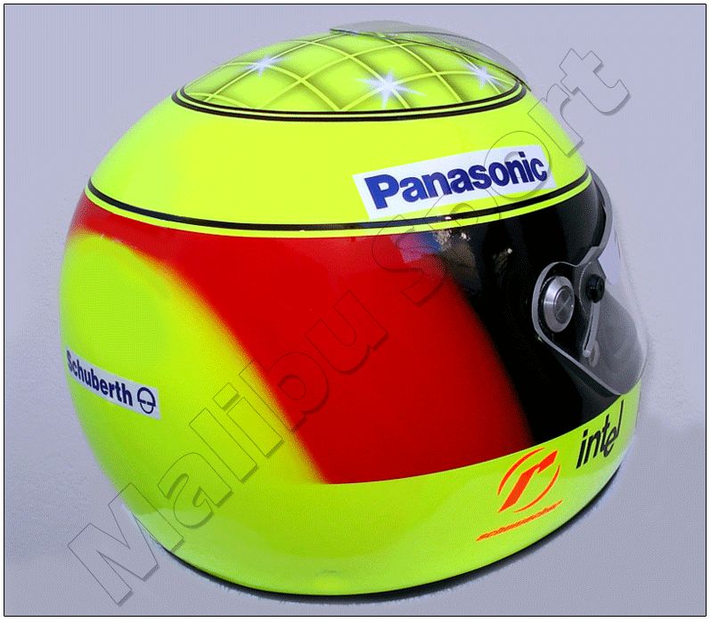 RALF SCHUMACHER 2005 FORMULA 1 REPLICA HELMET SCALE 11  