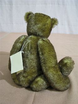 Artist Made & Signed Judy Johnson Mohair Bear 13 Jointed with Glass 