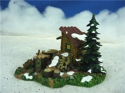 Dept 56 Village The Woodshed & Chopping Block #52895 NIB (935)  