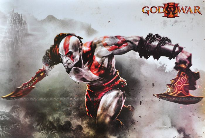 God of War 3 III Video PS3 Game Poster 23x35 inch New  