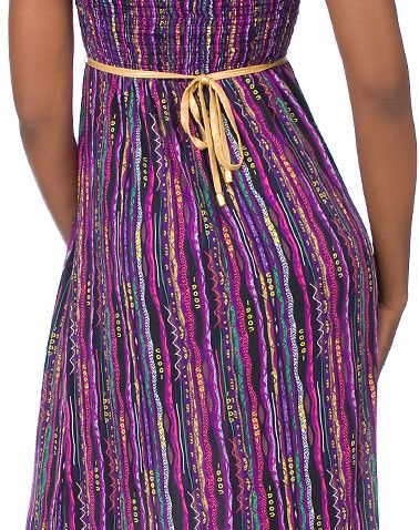 COOGI SWEATER PRINT MAXI DRESS  