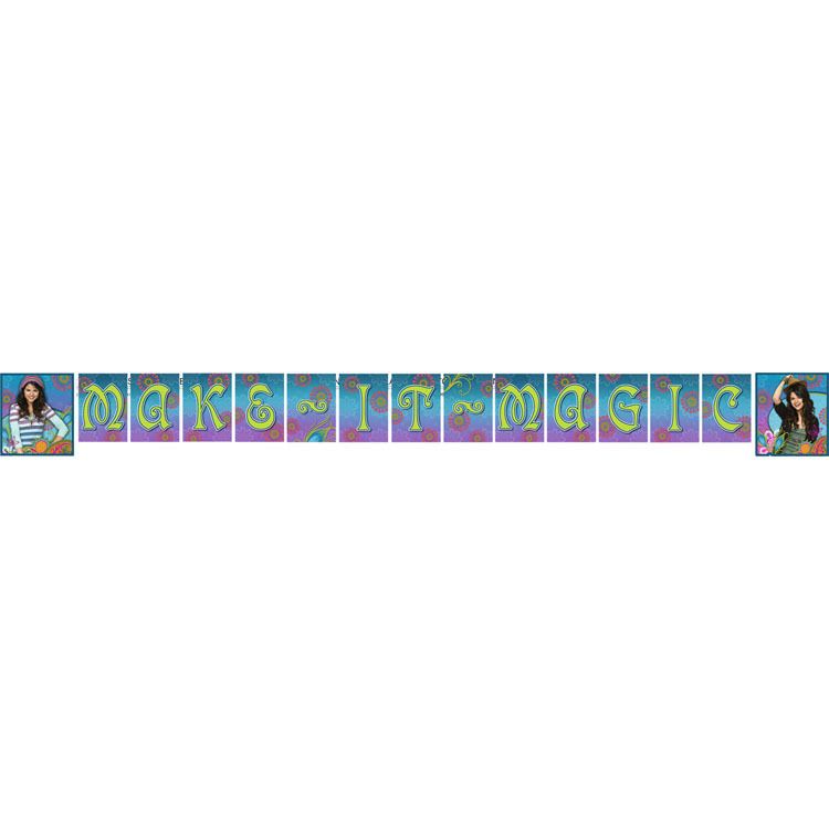 Wizards of Waverly Place Birthday Party Plastic Celebration Banner 