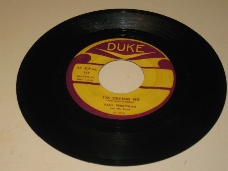 45RPM RECORD PAUL PERRYMAN DUKE 158  