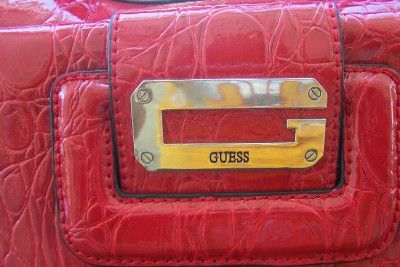 VINTAGE INSPIRED GUESS HANDBAG PURSE LIPSTICK RED  