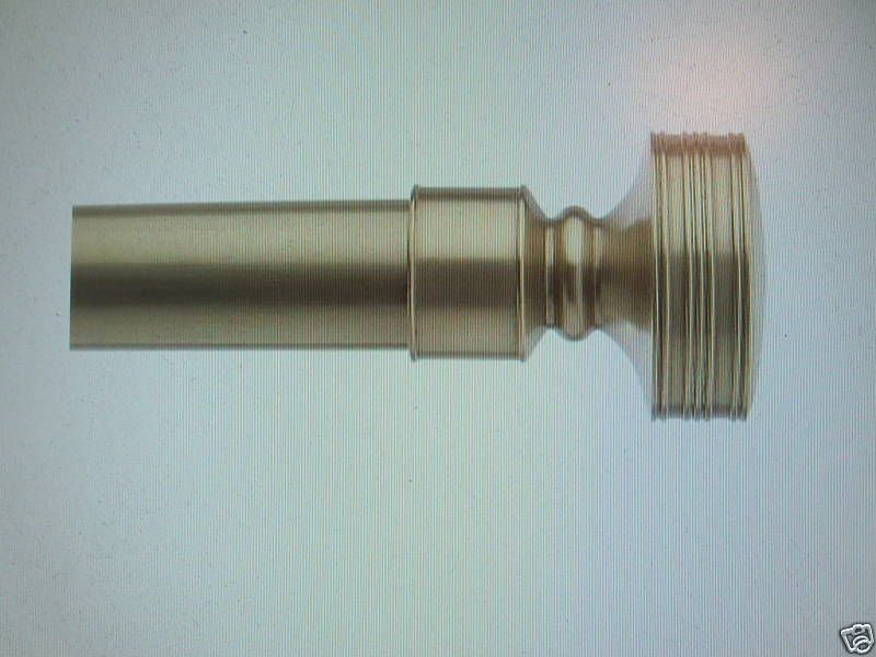 NEW~Williams Sonoma Home Ant Brass 2 Rib Finial SET/2  