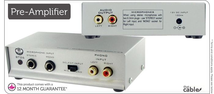 Stereo Pre Amplifier   Low to High Line Level Converter