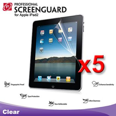 2x Anti Glare Screen Guard Protector for iPad 2 Gen  