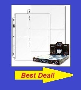 BCW 10 sheets 5x7 5 x 7 Pro 2 Pocket Pages postcards photos Coupon 