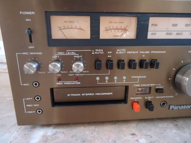 PANASONIC RA 6600 RECEIVER/ 8 TRACK RECORDER  