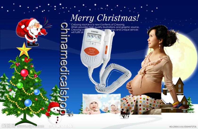 CE&FDA Proved Prenatal Fetal Doppler Baby Heart monitor with free gel 