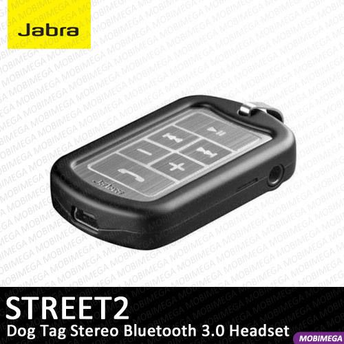   STREET2 BT3030 II Dog Tag A2DP Stereo Bluetooth Headset Black  