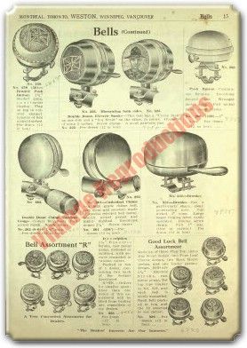 1918 CCM BICYCLE ACCESSORIES & REPAIR PARTS CATALOG CD  