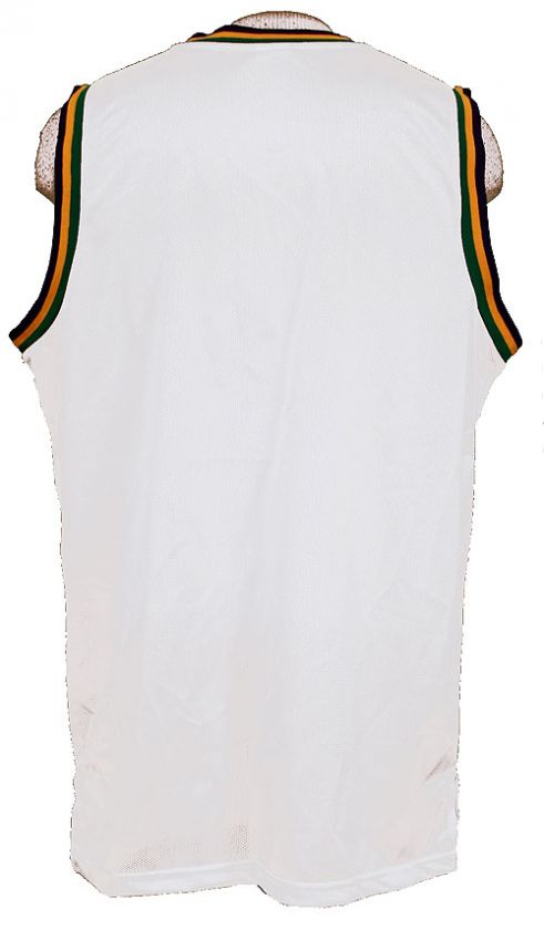 UTAH JAZZ THROWBACK BLANK NBA BASKETBALL JERSEY XXL wht  