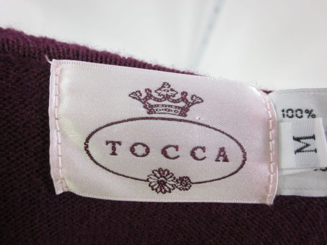 TOCCA Purple 3/4 Sleeve Wool Turtleneck Sweater Sz M  