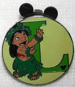 WDW   Hidden Mickey Series III   Alphabet   Lilo (L)  